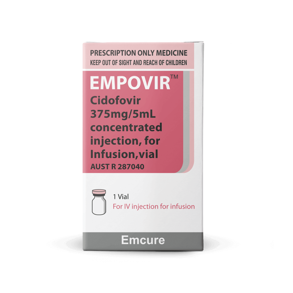 Empovir 375mg/5mL Injection (cidofovir)