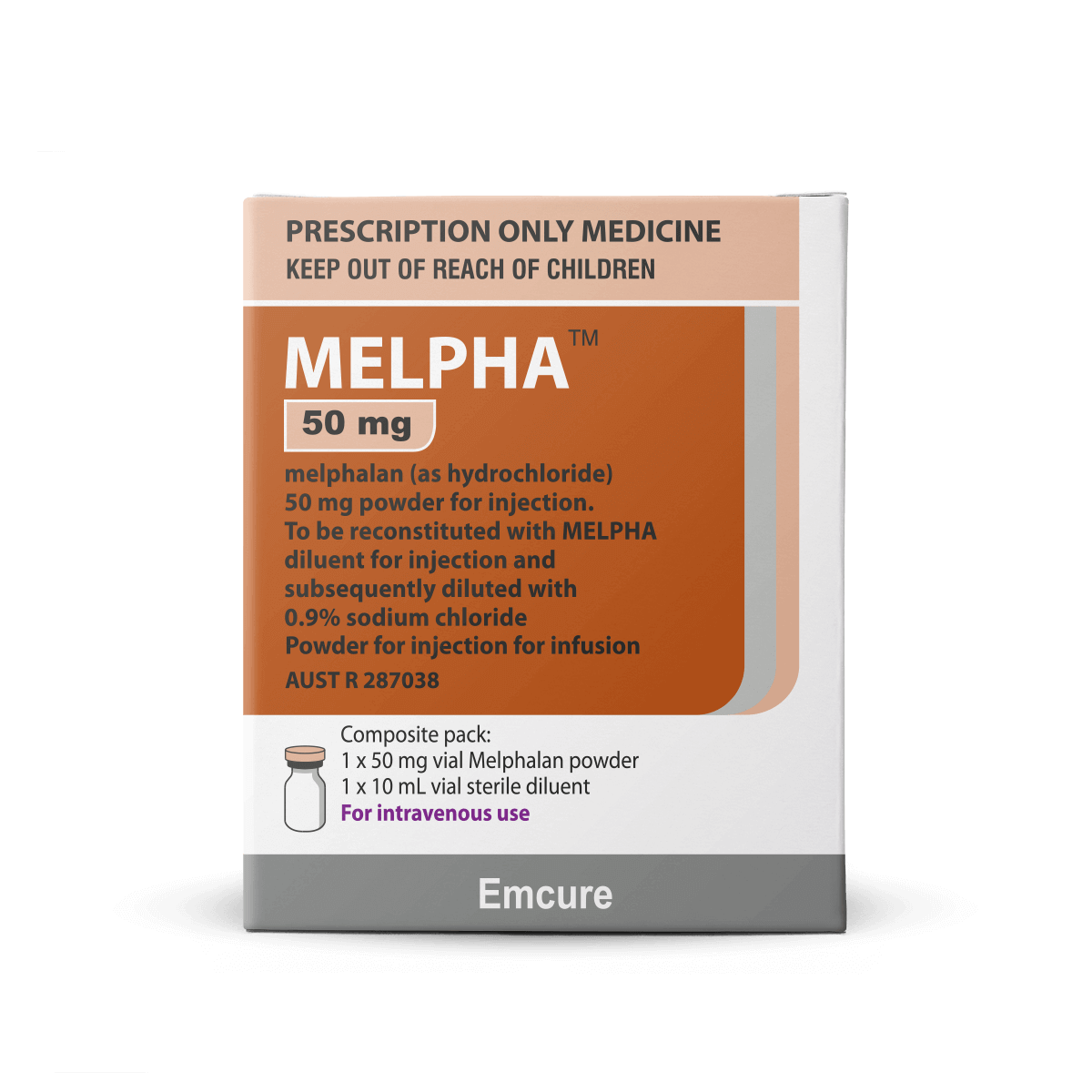 Melpha 50mg Injection (melphalan)
