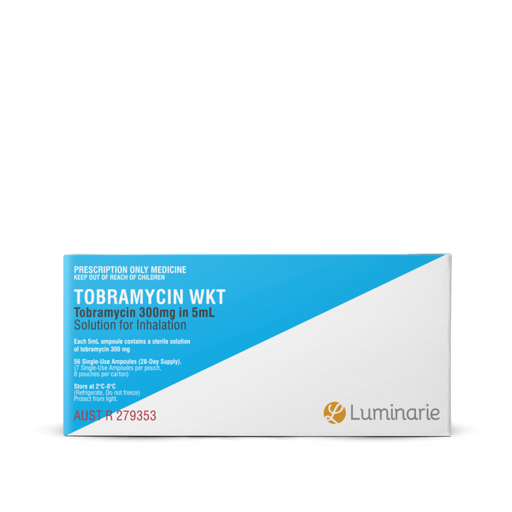 Tobramycin WKT 300mg/5mL inhalation solution (tobramycin)