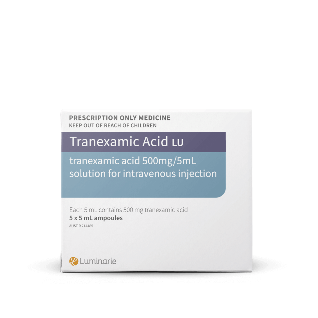 Tranexamic Acid LU 500mg/5mL Injection (tranexamic acid)